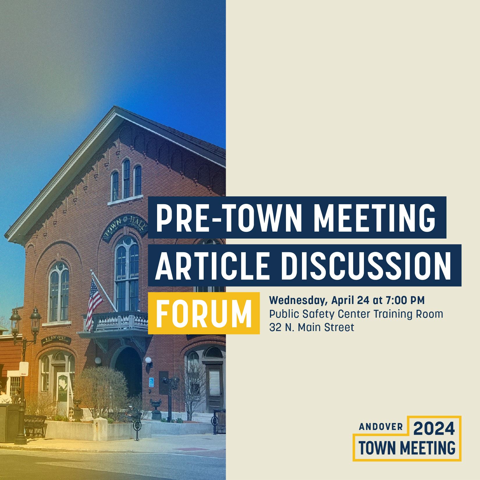 Pre Town-Meeting 2024 SQUARE