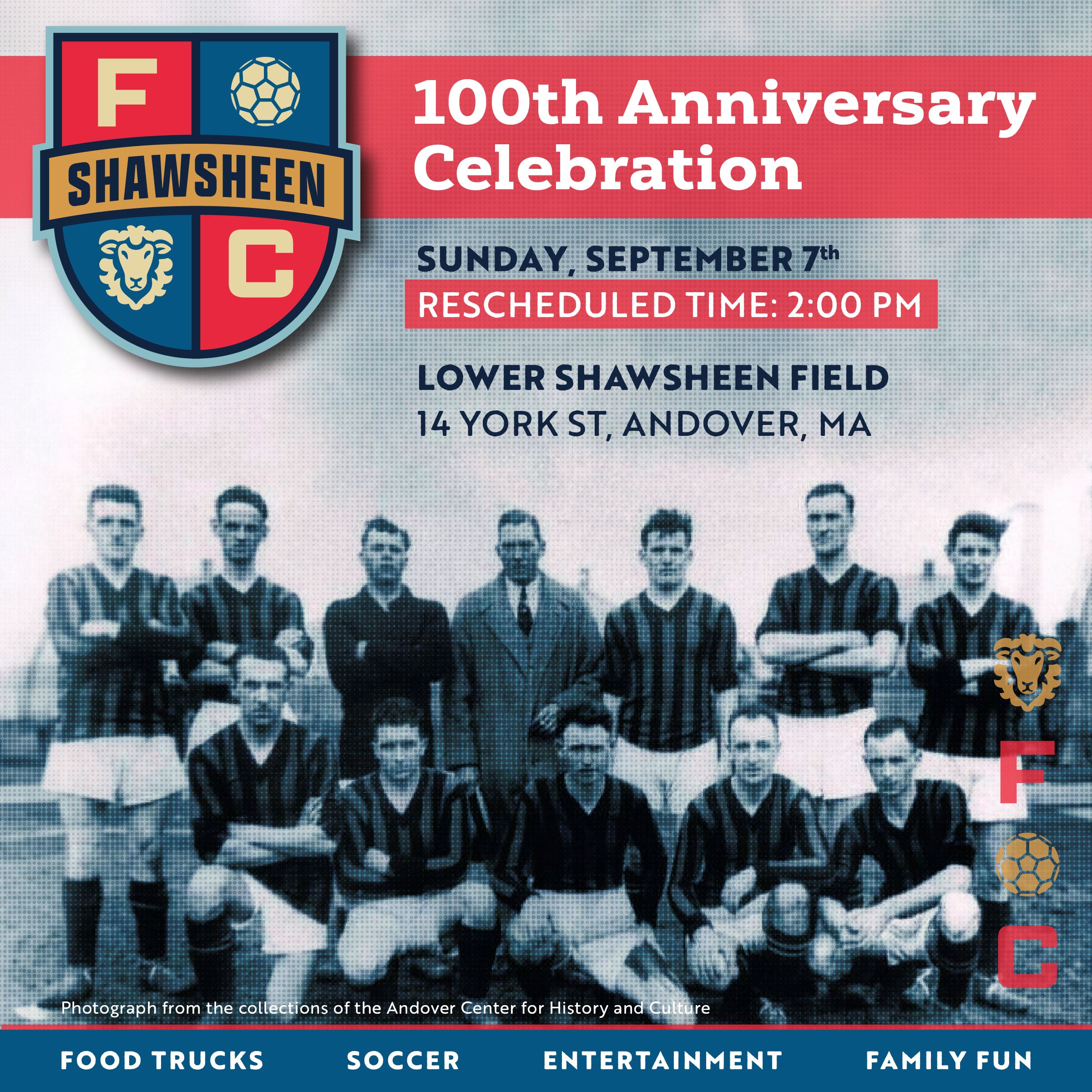 Shawsheen FC Time Update