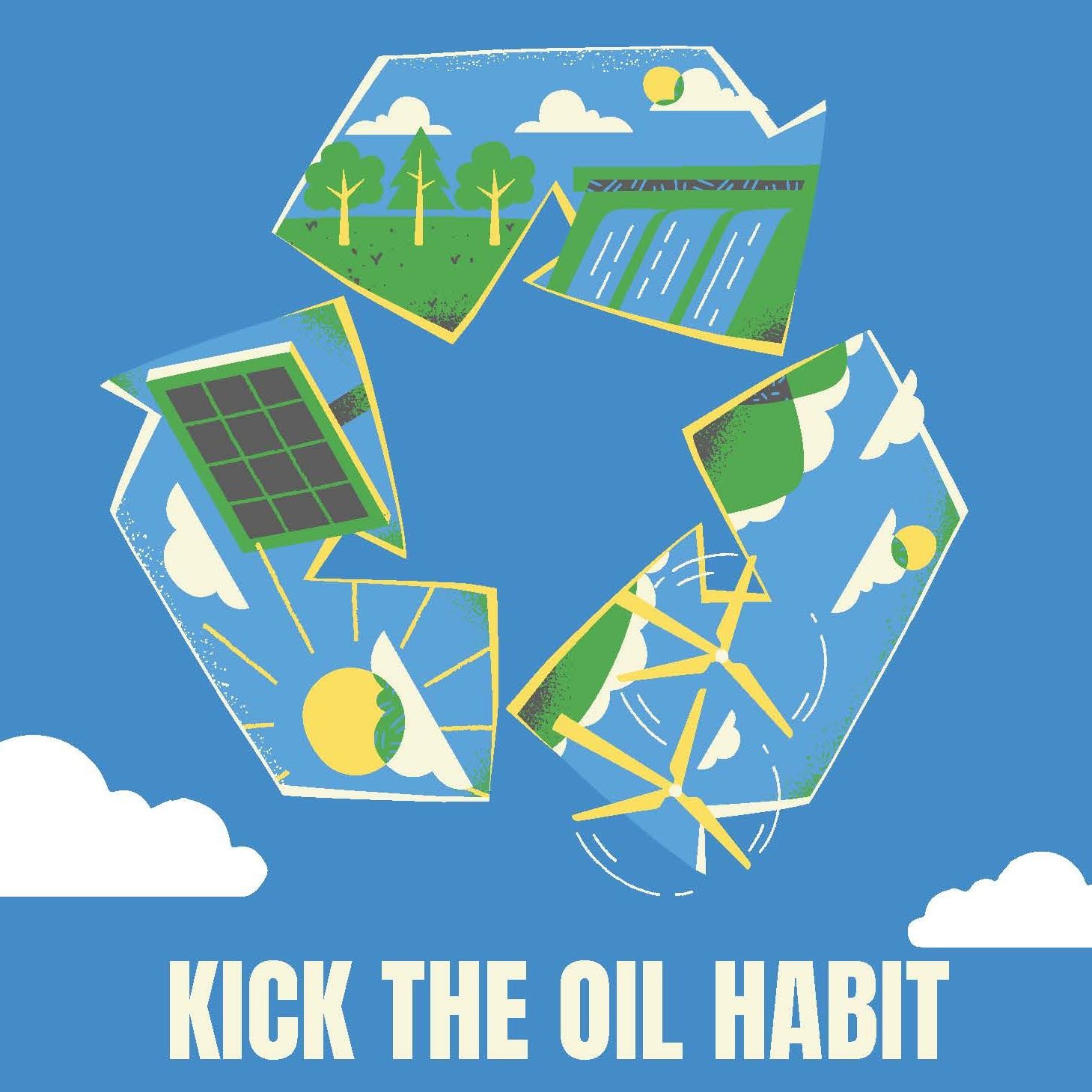 Copy of Kick The Oil Habit Event Flyer-Square